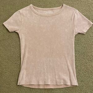 Tight Pink Cotton T shirt